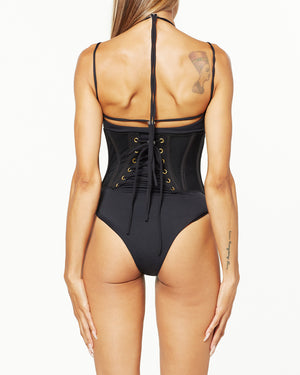 Hanan Day To Evening Corset - Carbon