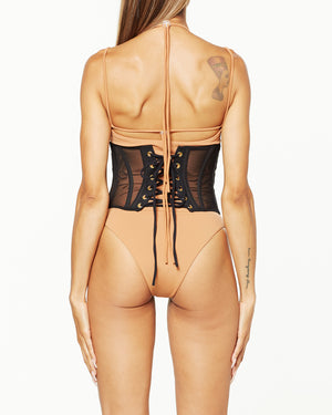 Hanan Day To Evening Corset - Carbon